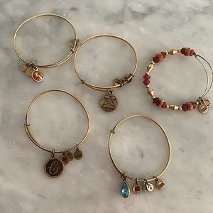 Alex and Ani charm bangles